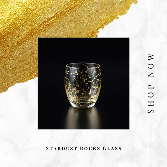 Stardust Rocks Glass - Tableware that looks like a starry sky