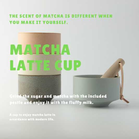 The scent of matcha is different when you make it yourself.