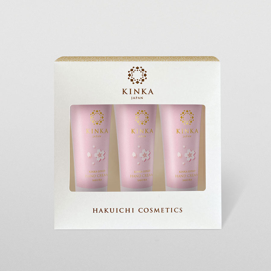 Kinka - Gold Hand Cream Sakura Set
