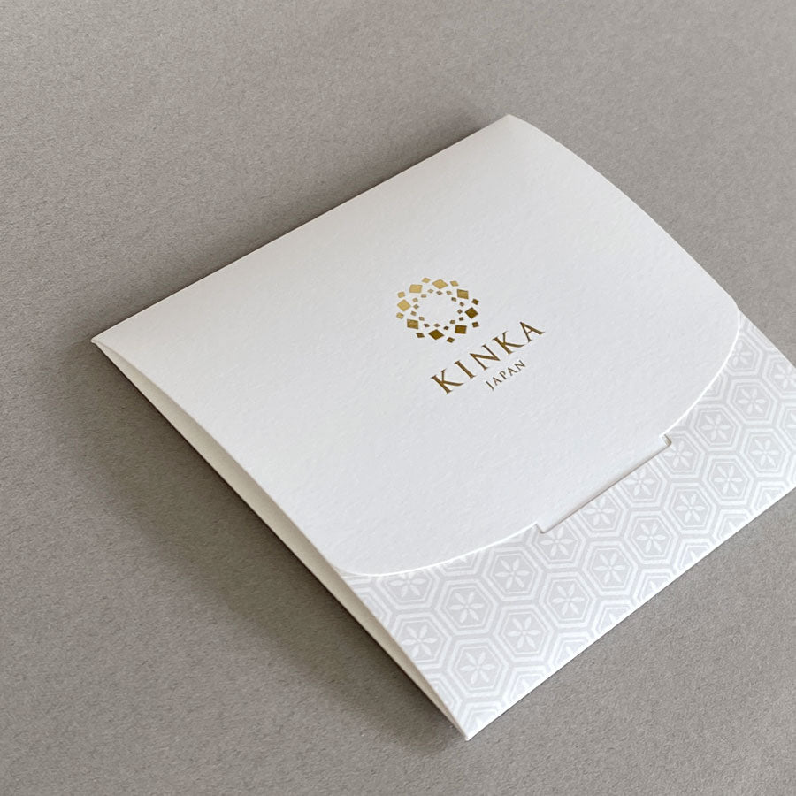 KINKA - Oil blotting paper (50 sheets with gold leaf)