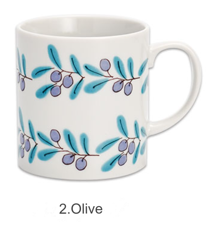 Flower mug - 4 colors