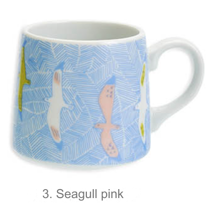 Mug butterfly seagull - 4 colors