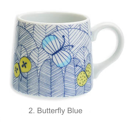Mug butterfly seagull - 4 colors