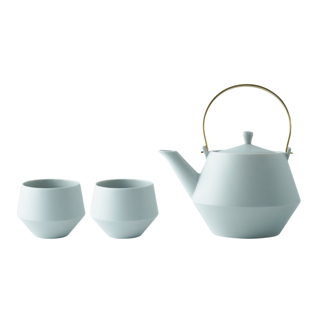 [GIFT SET] Frustum clay pot & Sencha