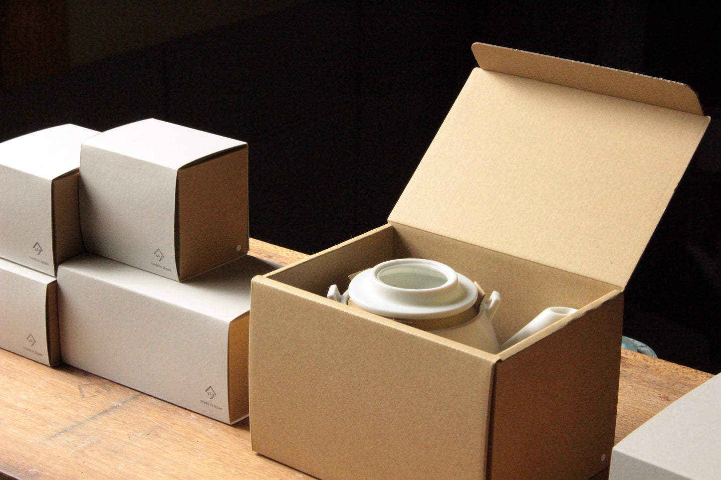 [GIFT SET] Frustum clay pot & Sencha