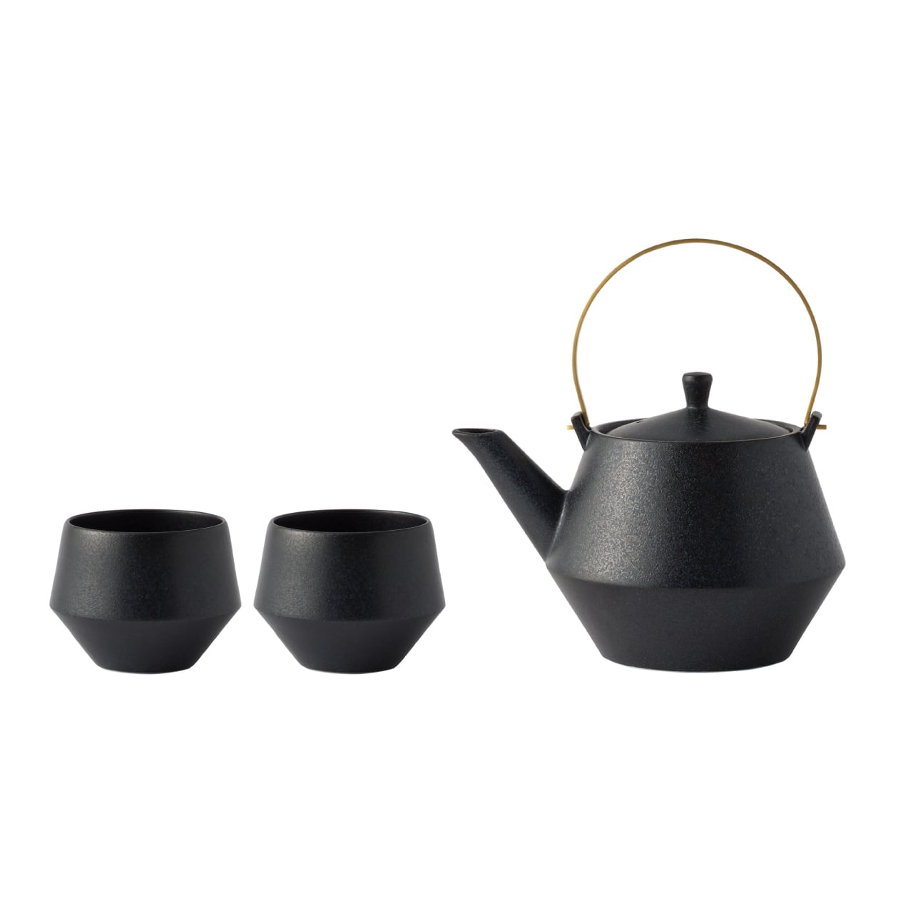 [GIFT SET] Frustum clay pot & Sencha