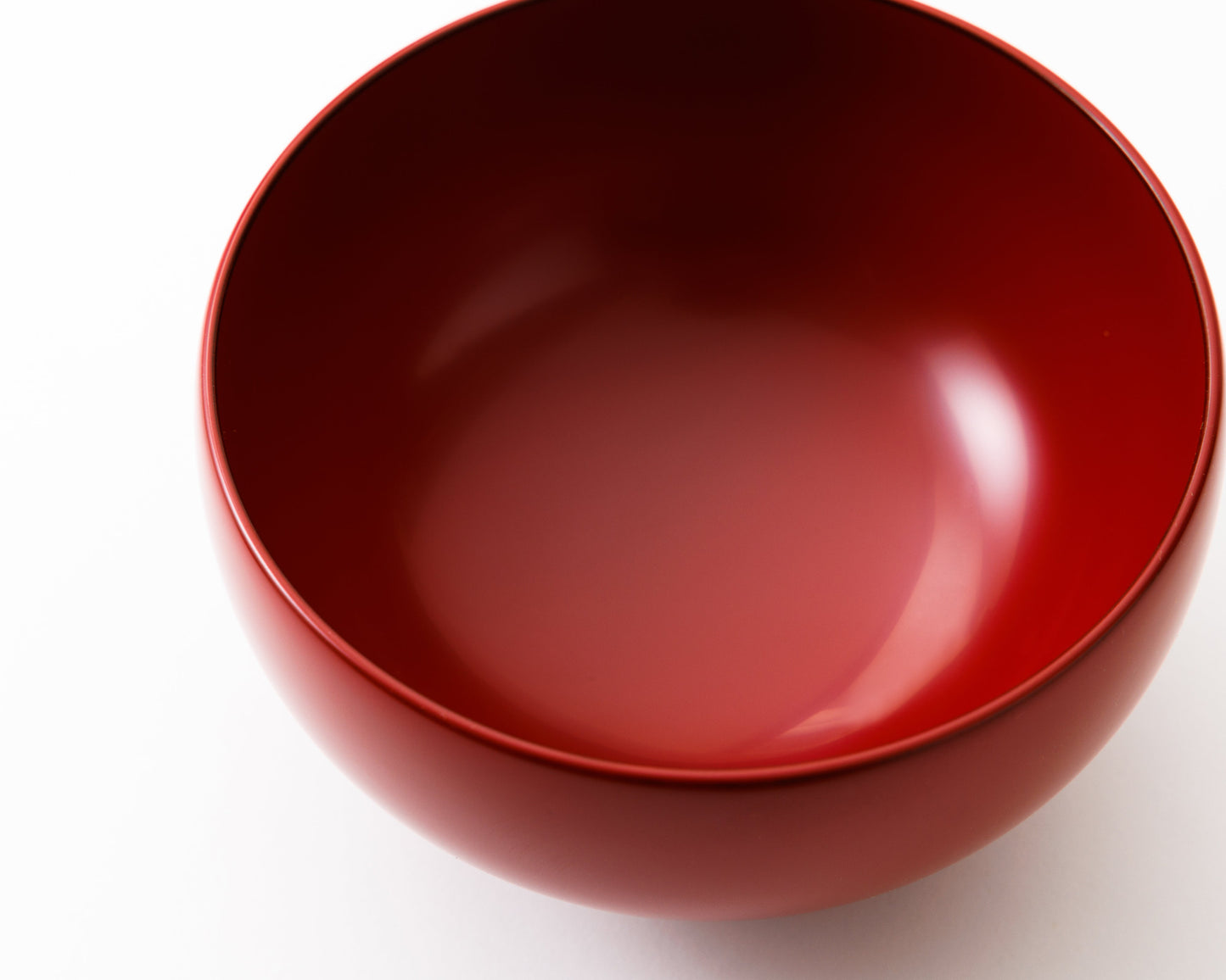 Soup bowl (vermilion)