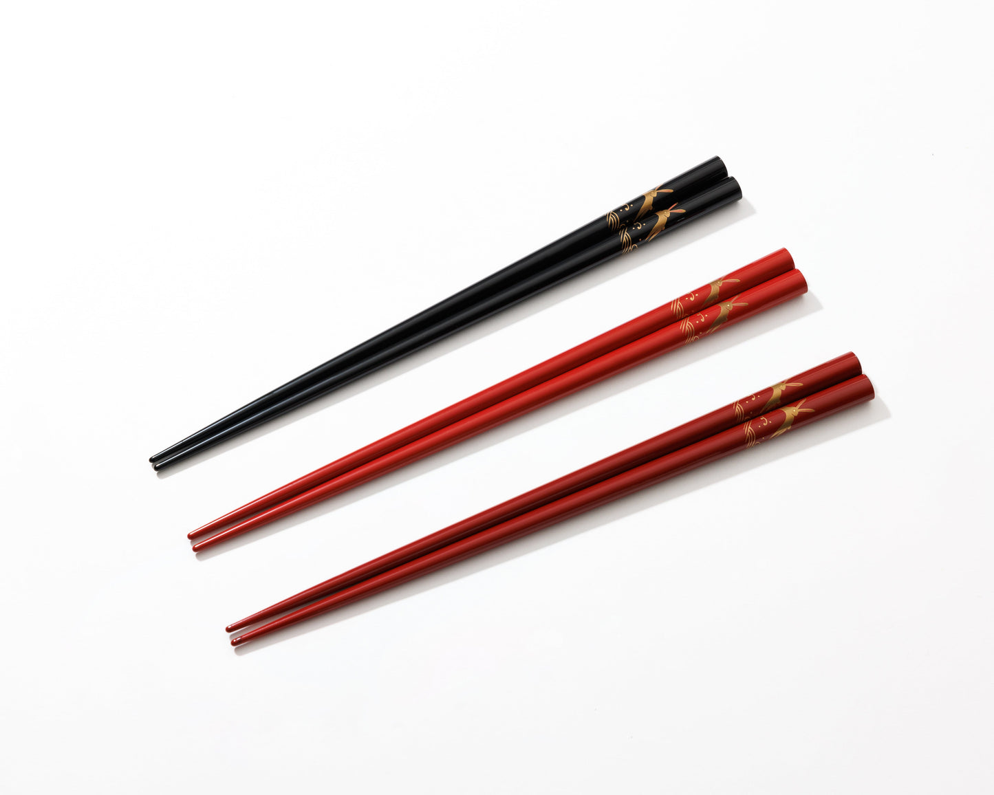 Wajimaya Zenni original chopsticks - (Vermilion/Hato)