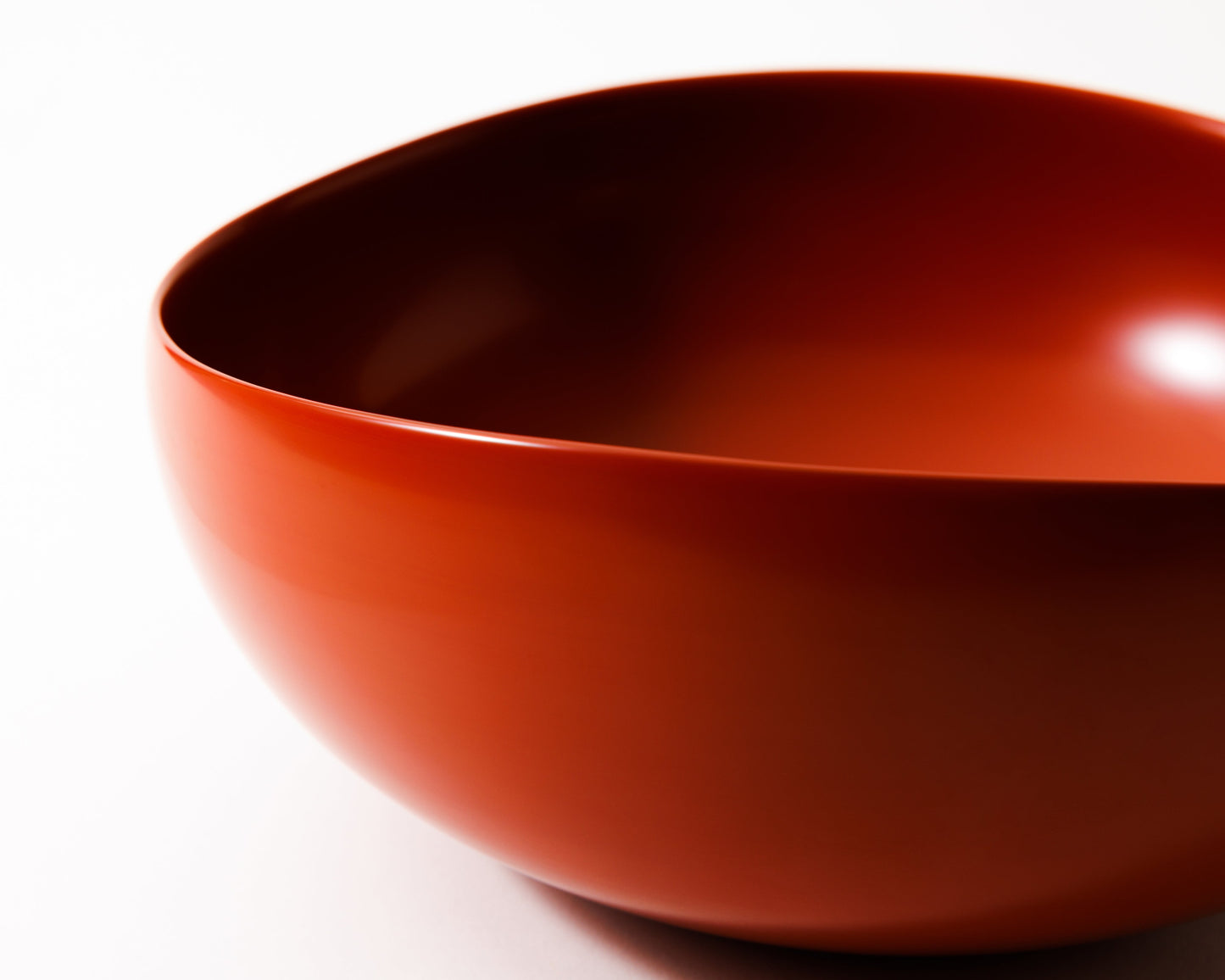 Salad bowl Yuragi (washed in red)