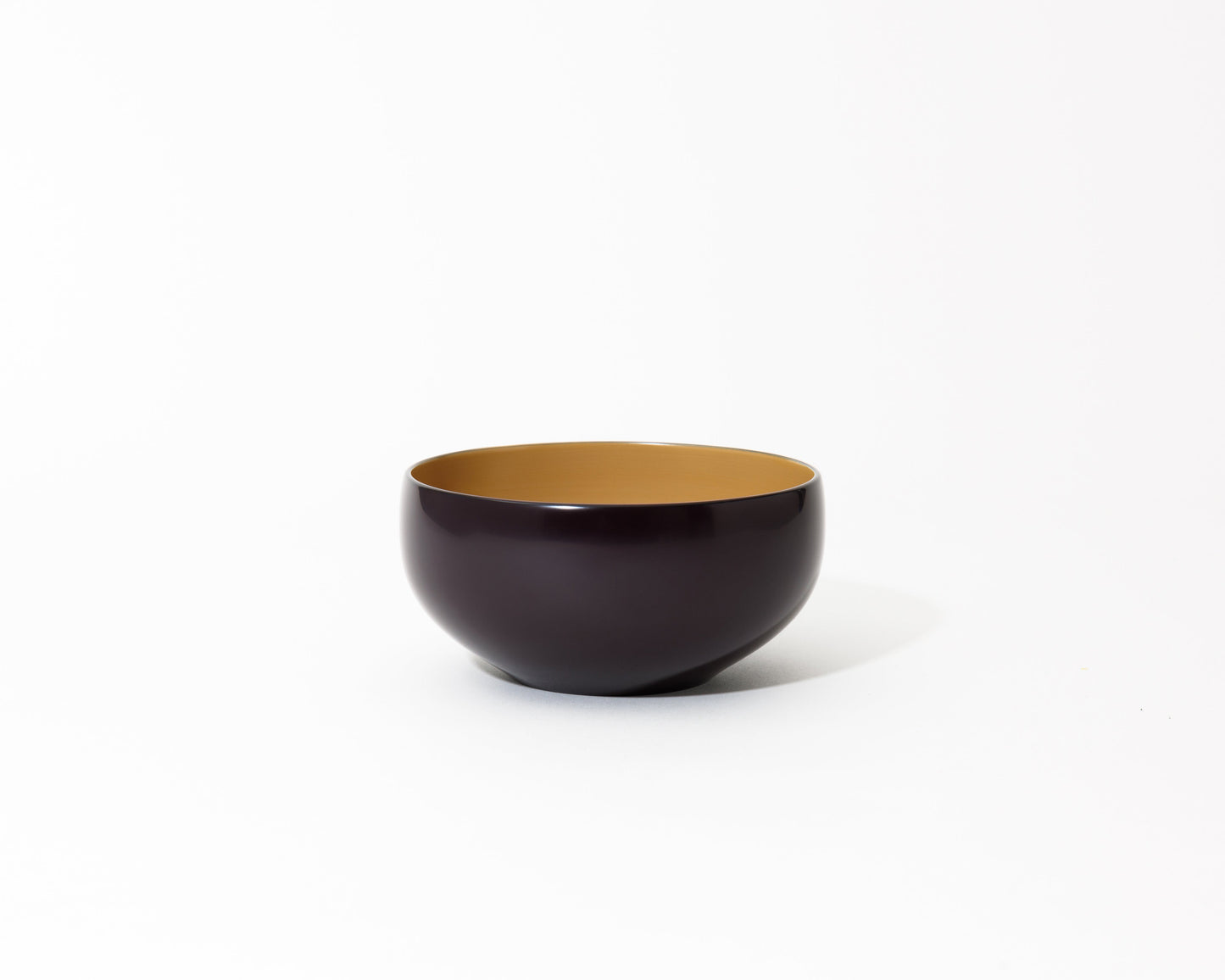 Five-colored bowl (white inside purple)
